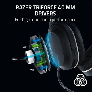 Tai Nghe Gaming Razer Barracuda X Roblox Edition | Driver Razer TriForce 40mm | Thiết kế công thái học | Micro Tháo Rời