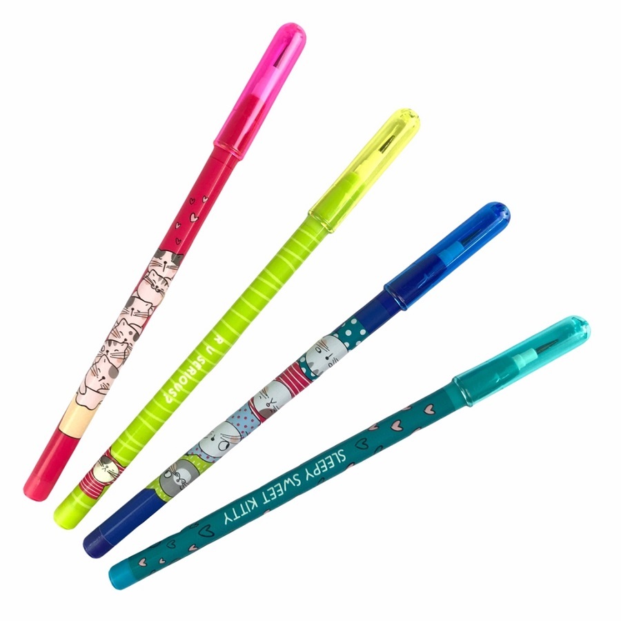 Bút chì khúc M&G AMPQ1675 / Chì đốt HB 1675 hình mèo cute