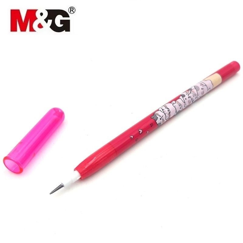 Bút chì khúc M&G AMPQ1675 / Chì đốt HB 1675 hình mèo cute