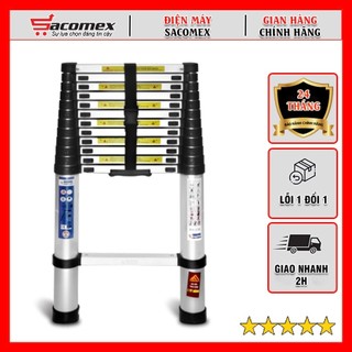 Thang nhôm rút gọn đơn Hakawa HK-138 - Hàng chính hãng, bảo hành 24 tháng