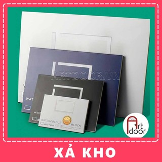 [ARTDOOR] Sổ vẽ màu nước LEYTON Block 100% Cotton dày 300gsm A3 (vân nổi/ mịn)