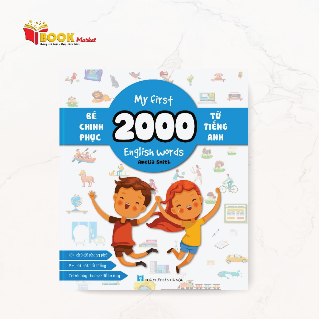 Sách - Bé Chinh Phục 2000 Từ Vựng Tiếng Anh - My First 2000 English Words