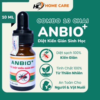  Combo 10 Lọ Thuốc Diệt Kiến Gián Sinh Học ANBIO+ Chai 10ml Xuất xứ Việt Nam - Home Care 