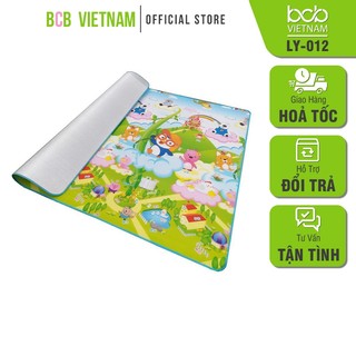 Thảm xốp cho bé XPE gấp gọn tấm lót trải sàn chống thấm chống trơn 1m8x1m giao ngẫu nhiên LY-012