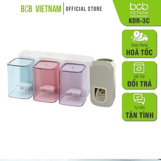 KỆ ĐỰNG BÀN CHẢI & KEM ĐÁNH RĂNG KDR-4C