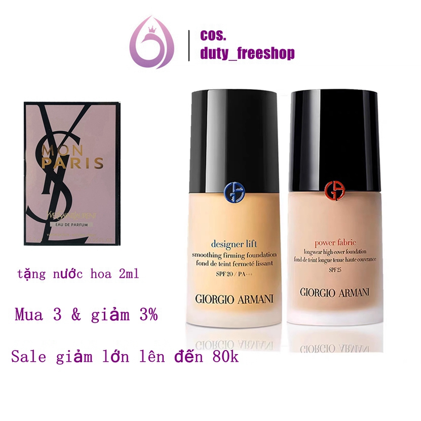 Kem nền GIORGIO ARMANI Powew Fabric Longwear High Cover Foundation  30ml