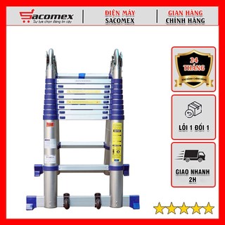 Thang nhôm rút gọn đôi advindeq adt709b - thang nhôm rút chữ a - bảo hành 24 tháng