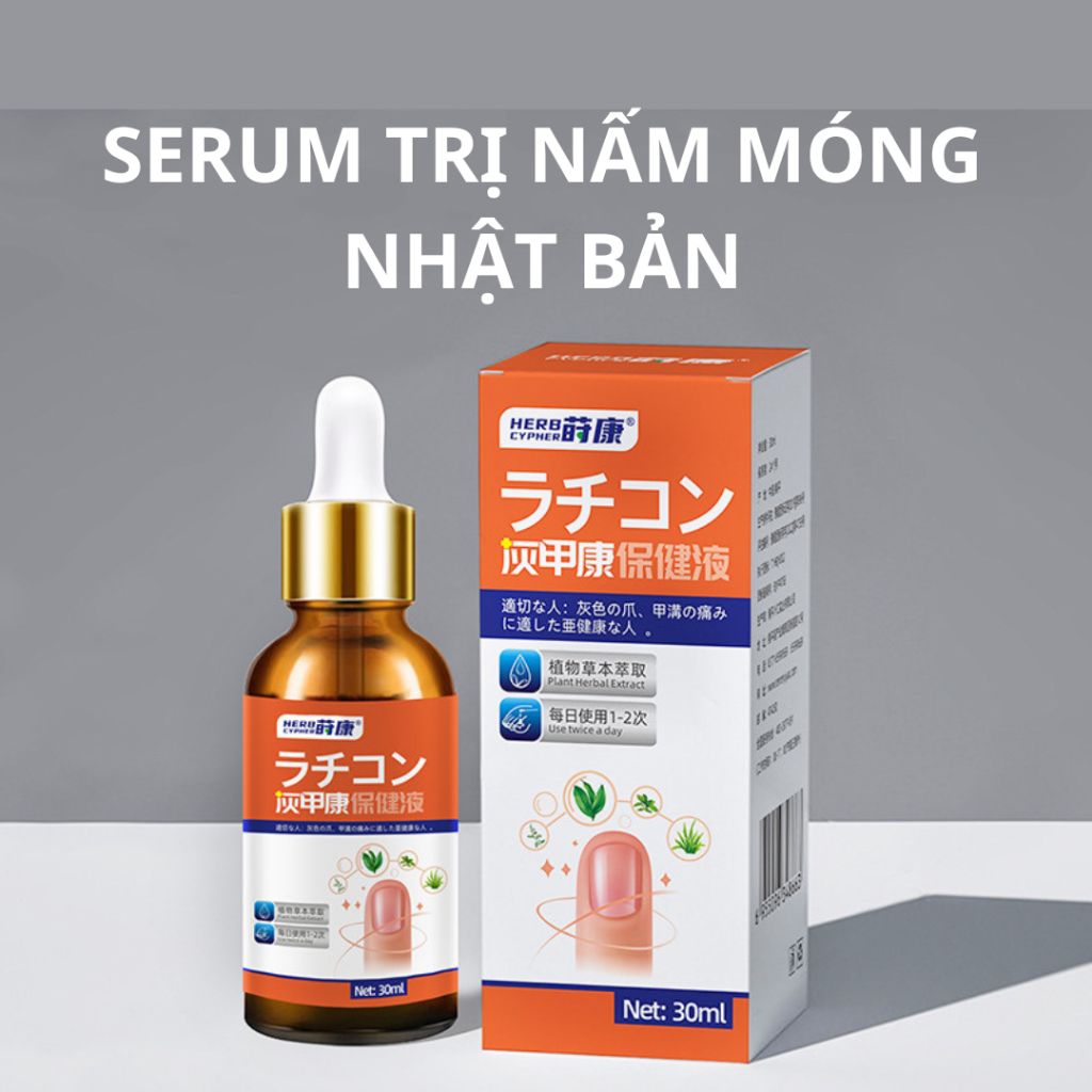 Serum Hết Nấm Móng Nhật Bản Miko - Tinh Chất Miko Thảo Dược Dưỡng Móng, Phục Hồi Móng Hư Tổn