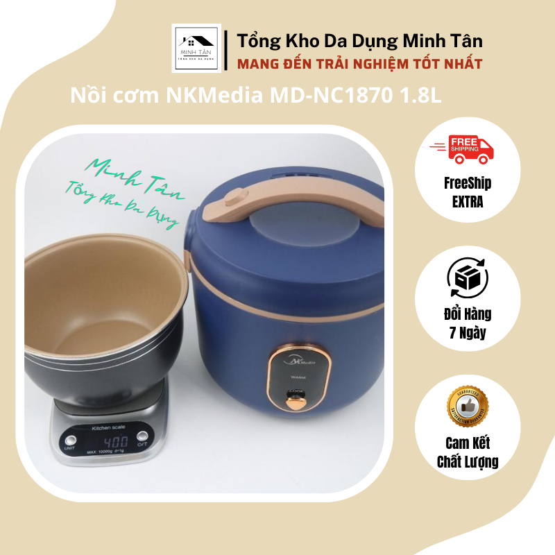 Nồi cơm NKMedia MD-NC1870 1.8L