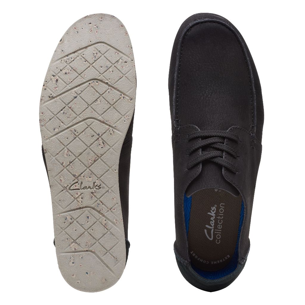 Giày Thể Thao Da Nubuck Nam CLARKS ShacreLite Low