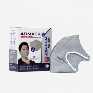 Khẩu trang 4d biomeq 4 lớp