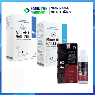 Xịt mọc tóc minoxidil bailleul 2%/5% - morr f 5% 60ml