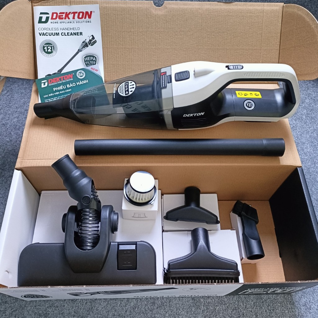 Máy hút bụi dùng pin 21V Dekton M21-HB01BL ( Không Chổi Than )