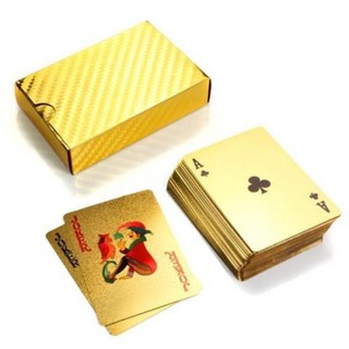 Bộ bài TÂY mạ vàng