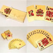 Bộ bài TÂY mạ vàng