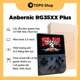 Anbernic RG35XX Plus - Cài sẵn HĐH MuOS (2025) và kho game hay, game Port chọn lọc