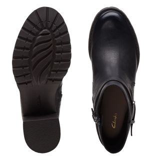Giày Bốt Cao Gót Da Nữ Clarks - Clarkwell Hall