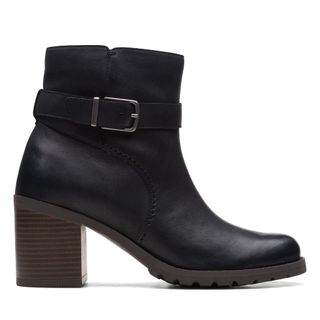 Giày Bốt Cao Gót Da Nữ Clarks - Clarkwell Hall