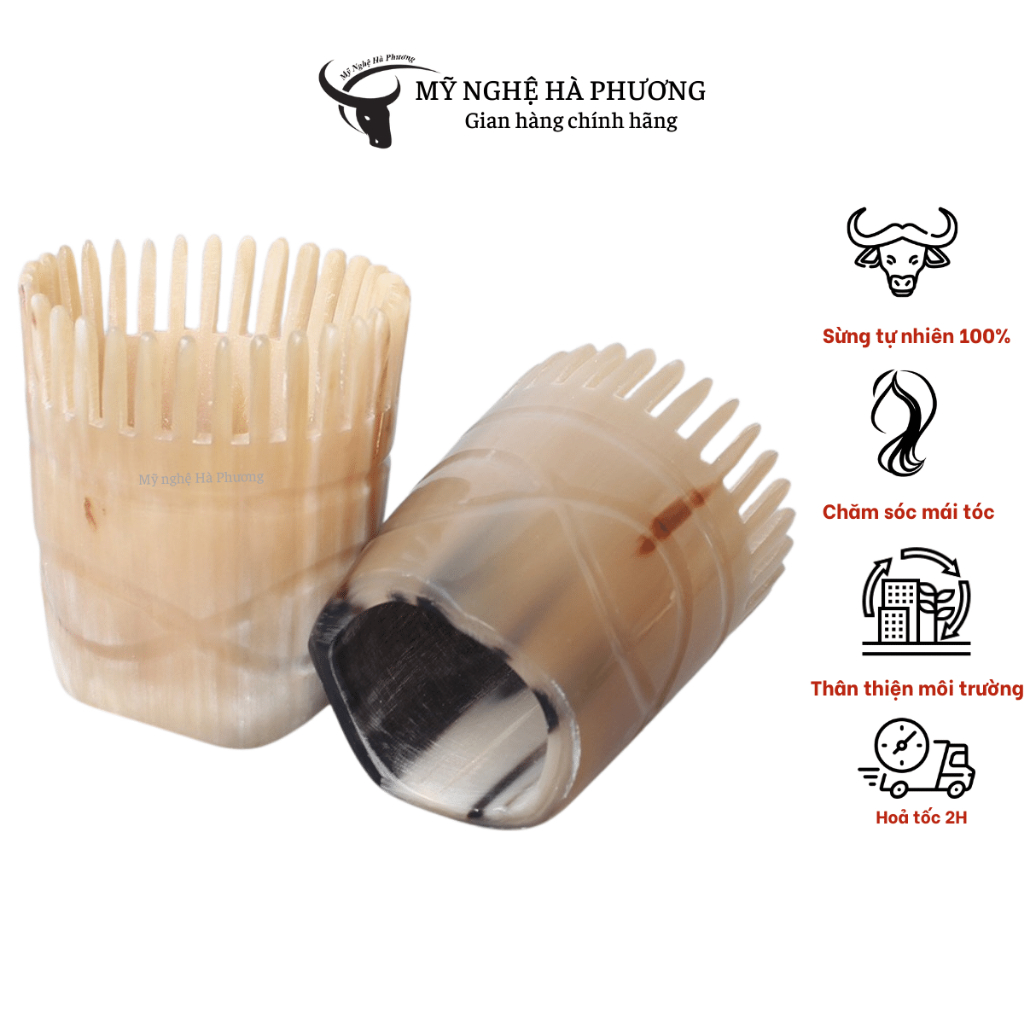   Sale  Lược sừng gội đầu dưỡng sinh giúp thư giãn hiệu quả 