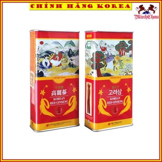 Hồng Sâm Củ Khô Hộp Sắt, Sâm Khô Hộp Thiếc Daedong Hàn Quốc, minhchau