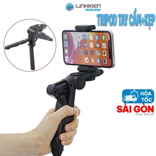 🔥 GIÁ SỈ🔥 Giá Đỡ 3 Chân Kiêm Tay Cầm HandGrip Có Thể Gập Lại Quay Điện thoại Video Hành Động