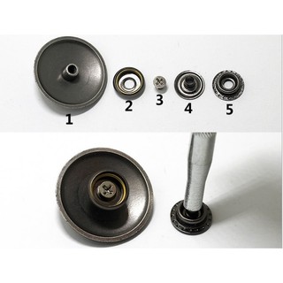Concho thổ dân 12mm có vít văn - cúc nút trang trí túi ví
