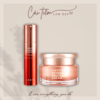 Combo kem dưỡng + serum lanci mẫu mới - set 2 món 50ml