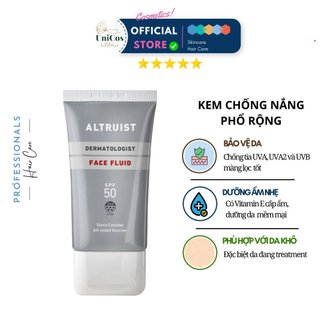 Kem Chống Nắng Phổ Rộng Da Nhạy Cảm Altruist Dermatologist Sunscreen - Chống Nắng Nâng Tone SPF50 - Altruist Cấp Ẩm Dịu