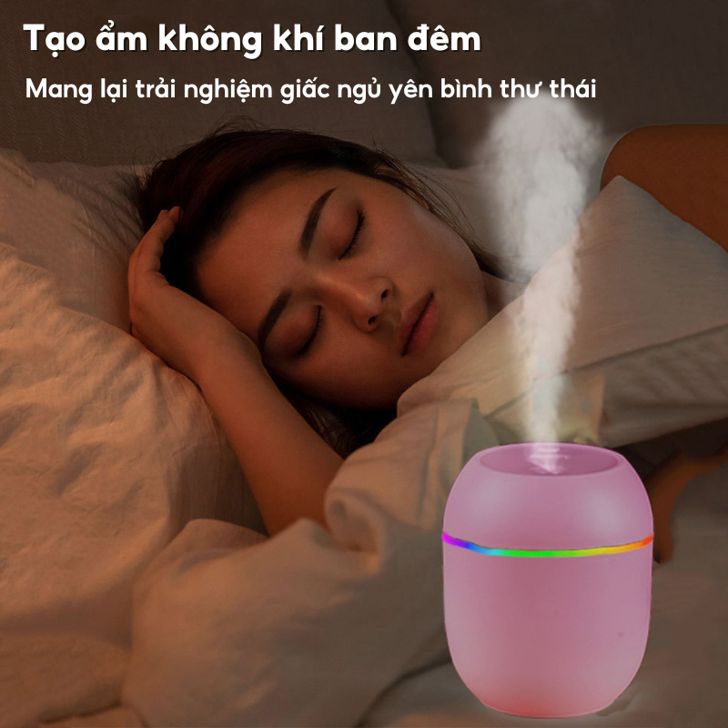 Máy Phun Sương Mini Jiashi Xông Tinh Dầu Cho Phòng Ngủ Và Trên Xe Hơi, Tỏa Hương Đuổi muỗi, côn trùng MPS01