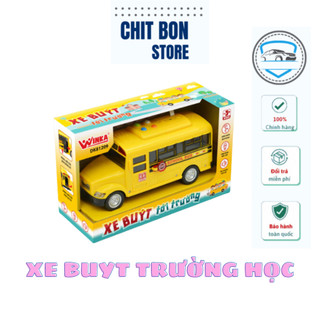 Đồ chơi trẻ em: xe buýt trường học dk81029 cho trẻ trải nghiệm và khám phá tại chitbonstore