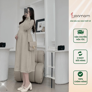 Váy len bầu Joamom  dáng dài xòe co giãn thoải mái L173