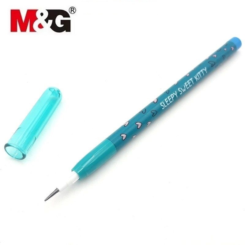 Bút chì khúc M&G AMPQ1675 / Chì đốt HB 1675 hình mèo cute