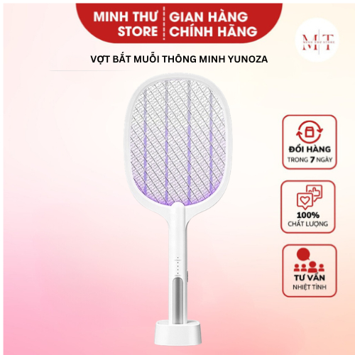 Vợt Muỗi YUNOZA Thông Minh Kiêm Đèn Bắt Muỗi Tự Động Pin Sạc Cao Cấp Hot 2023