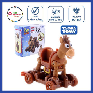 Xe mô hình tomica box disney toy story 03 bullseye & wooden truck car. ms: 269.
