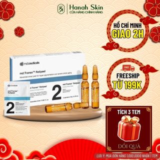 Bộ peel thay da chuyên nghiệp md:ceuticals - tranex retipeel – hanah skin