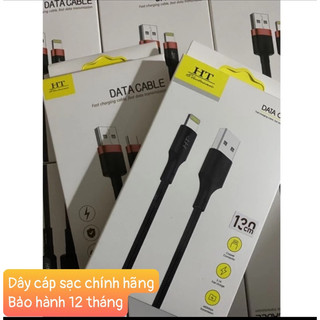 Dây cáp sạc bọc dù HT cho ip, có hỗ trợ sạc nhanh