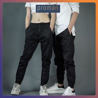 Quần jogger kaki nam nữ, quần jogger nam nữ kaki chất liệu dày dặn, mềm mịn jo01 - proman