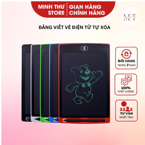 Bảng Viết Vẽ Điện Tử Tự Xoá LCD 8.5 Inch Thông Minh Cho Bé Mẫu Mới Nhất 2023