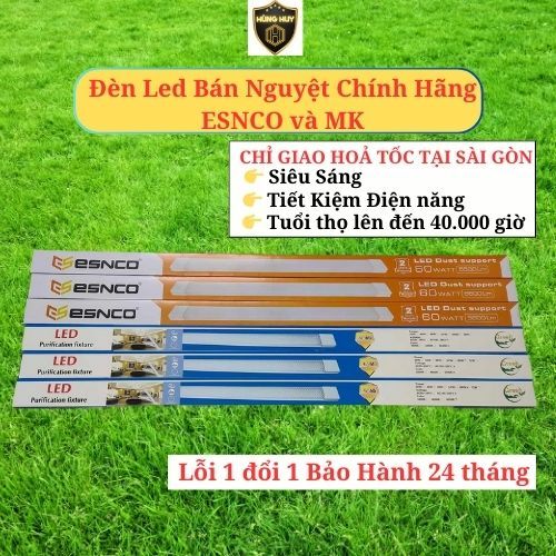 Đèn Led Bán Nguyệt ,1m2 Chính Hãng MK, ESNCO ,Siêu Sáng, Tiết Kiệm Điện ( Chỉ Giao Hoả Tốc Tại Tphcm )