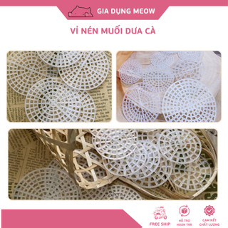 Vỉ nén muối dưa cà, canvas tròn, đủ kích cỡ