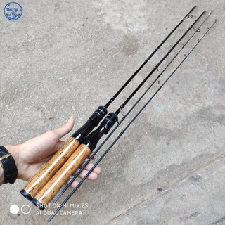 Cần Câu UL Cán Gỗ Đọt Đặc chuyên câu suối, cháp docauhailu