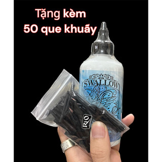Nước pha màu sơn én soul of color 8oz ( tặng 50 que)