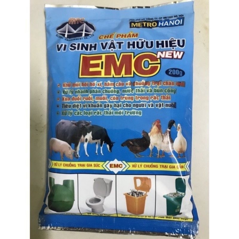 Men vi sinh EMC xử lý rác thải làm phân bón hưu cơ