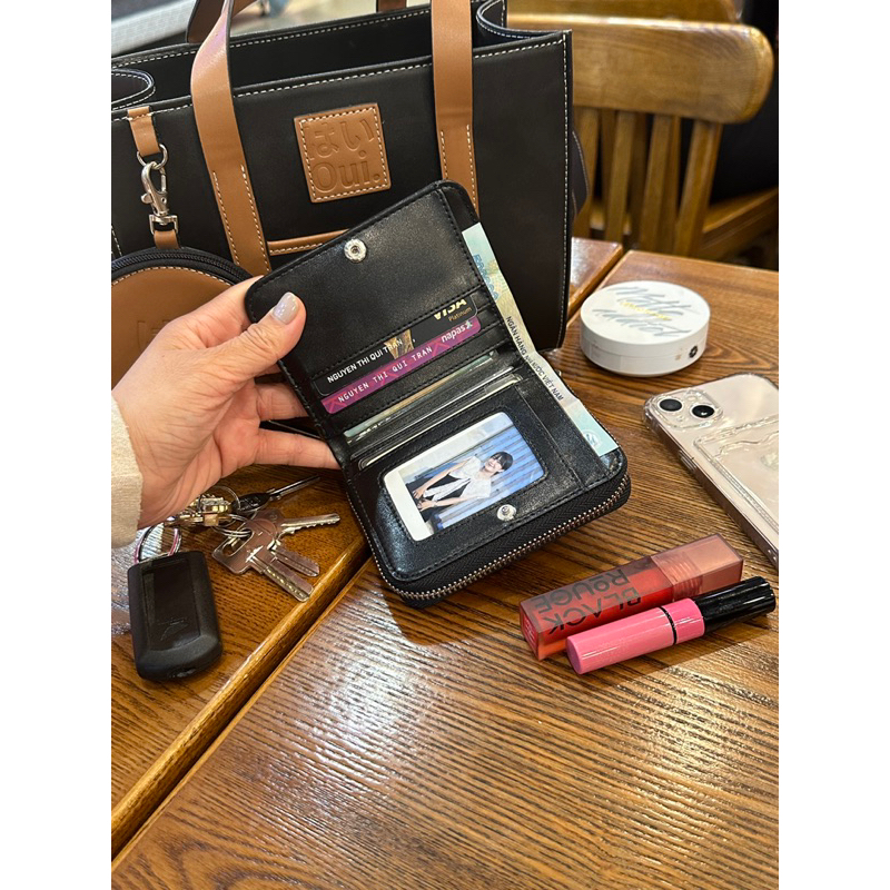 Haruki はるき Zipper Wallet - Ví Dây Kéo Lớn Dạng 2 Ngăn Haruki ( Ouithebrand ) | BigBuy360 - bigbuy360.vn