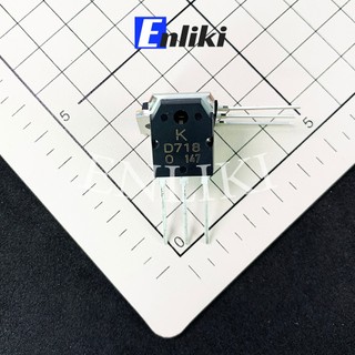 TRANS D718 NPN 8A 120V TO3P Lưng Bạc (Hàng KEC)