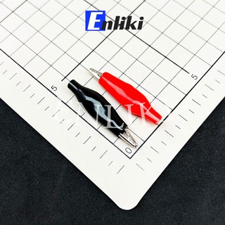 Kẹp Cá Sấu 25mm Loại Nhỏ (Đỏ + Đen)