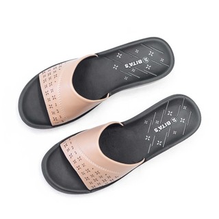 DÉP QUAI NGANG NỮ BITA'S ĐẾ THẤP DAN.114 (ĐEN + ĐỎ ĐÔ + KEM + VÀNG BÒ) - BITAS