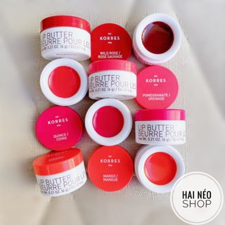 [DATE 03-04/2026 THANH LÝ KO HỘP, VỎ TRẦY XƯỚC] Son dưỡng môi có màu làm hồng, chống thâm xỉn KORRES Lip Butter 6g (Ý)