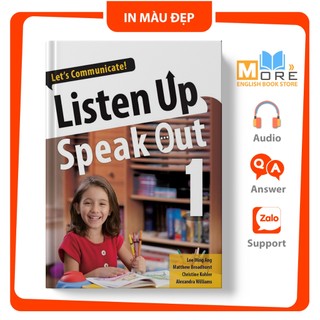 Listen up speak out in màu đẹp khổ a4 kèm mp3 - giá hợp lý