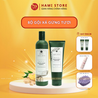 Bộ Dầu Gội Xả Gừng Weilaiya 400ml + 250ml Phù Hợp Tóc Dầu, Tóc Bết Hỗ Trợ Giảm Rụng, Mọc Tóc Nhanh